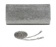 Evening Bag - Jeweled Acrylic Beads w/ Flap – BG-100317BD